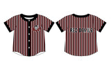 MOQ 5 pcs short sleeves stripe boy team button down shirt