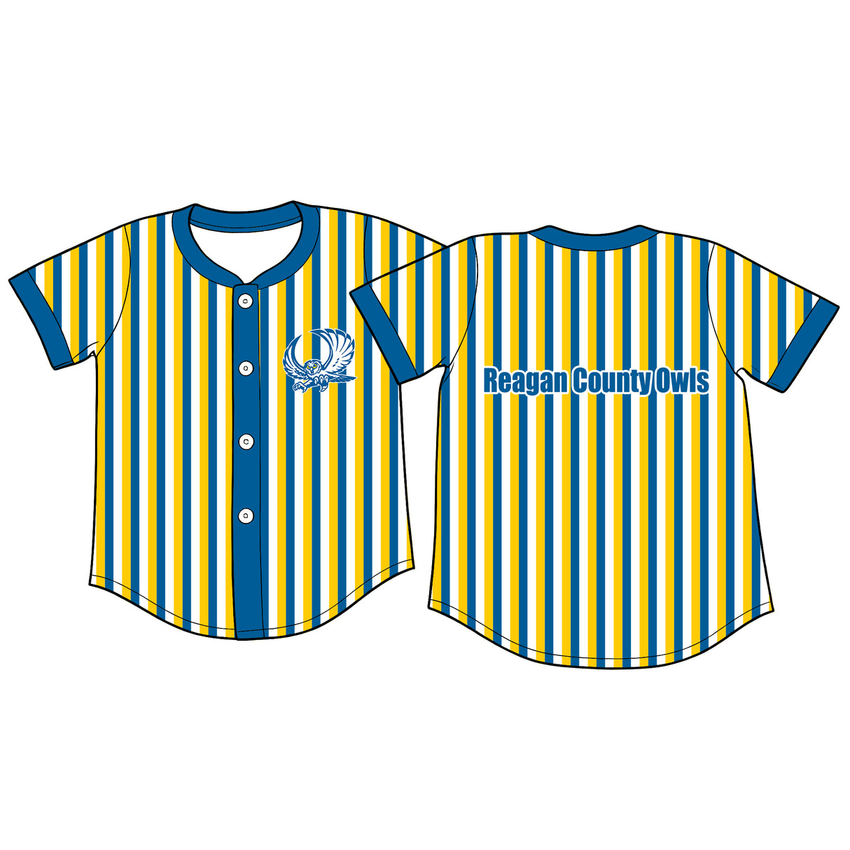 MOQ 5 pcs short sleeves owl stripe boy team button down shirt