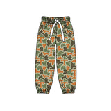 MOQ 5 pcs T orange camo kids boys team pants