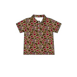 MOQ 5 pcs short sleeves C camo kids boys team polo shirt