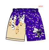 Deadline July 29 2025 bee purple ice cream adult men team shorts