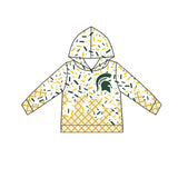 MOQ 3 pcs M green ice cream sprinkle toddler kids team hoodie