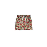 MOQ 5 pcs hogs camo pockets kids boys team shorts