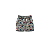 MOQ 5 pcs A U camo pockets kids boys team shorts