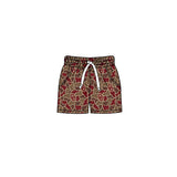 MOQ 5 pcs O U camo pockets kids boys team shorts