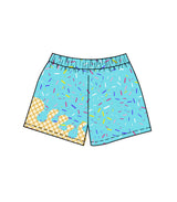 Deadline May 18 light blue sprinkle ice cream boys shorts