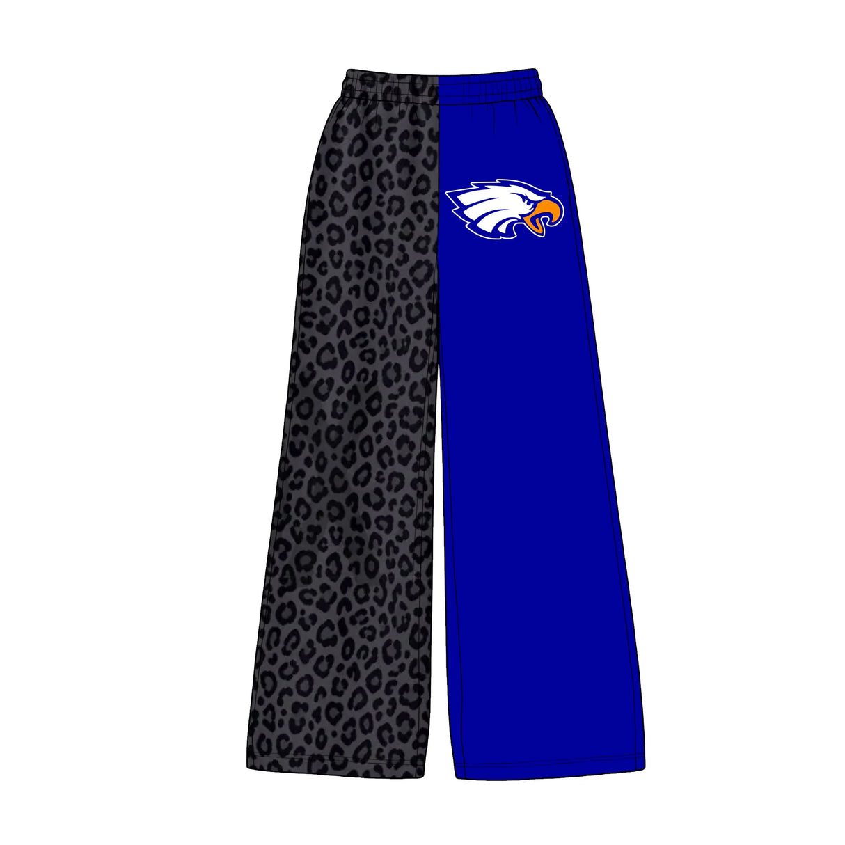 MOQ 5 pcs leopard eagle kids girls team pants