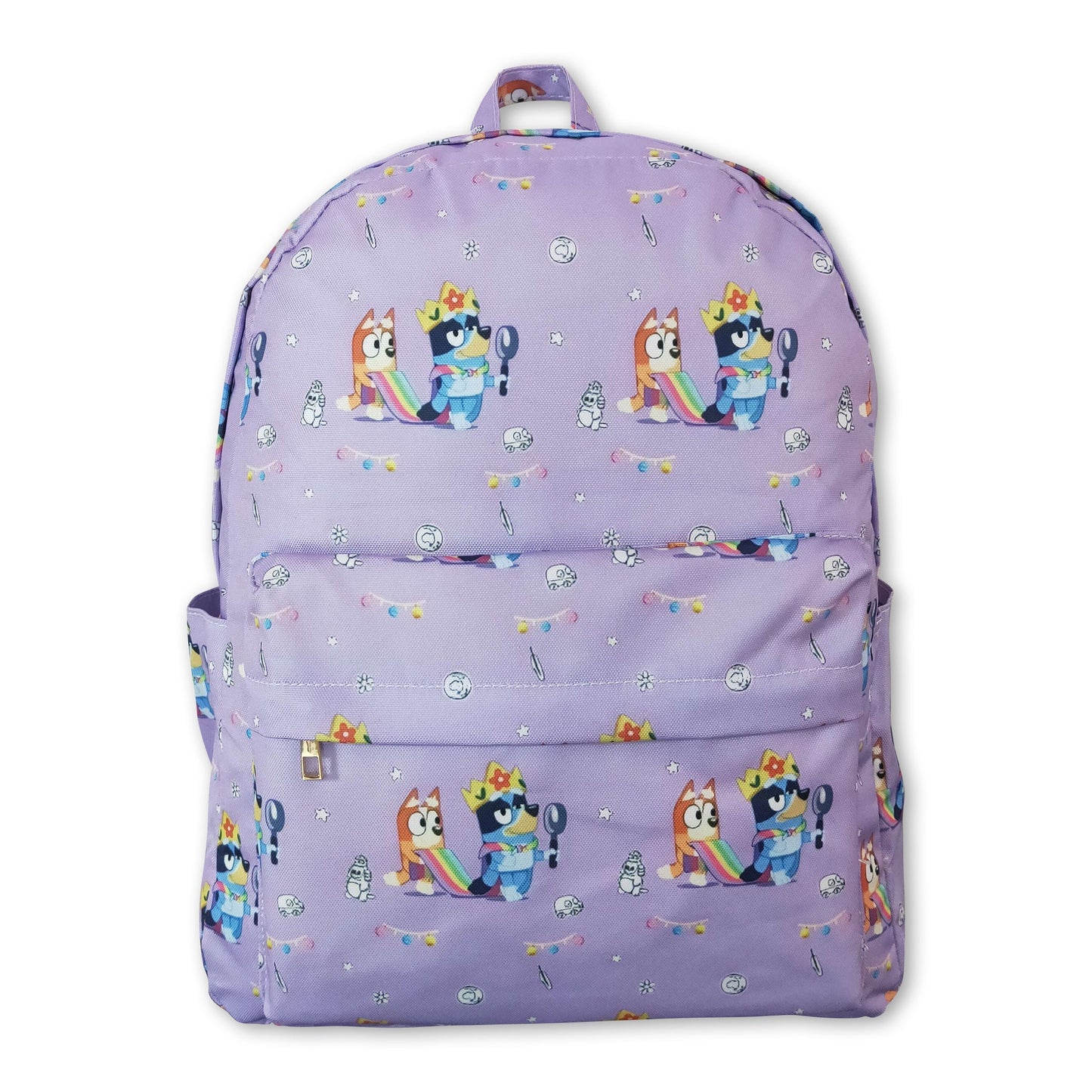 Blue dogs cute baby girls back to school backpack