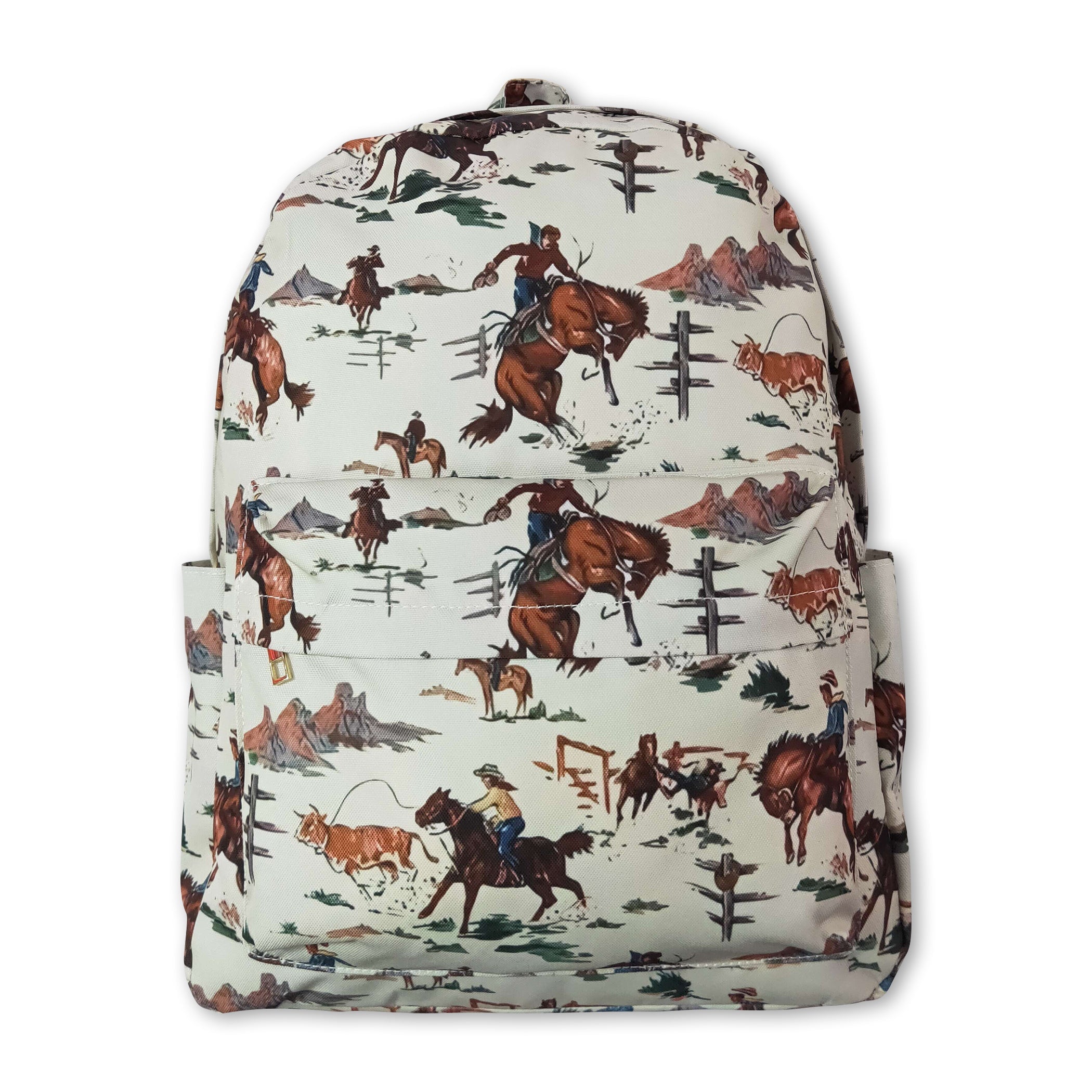 Bull Riding Backpacks Horse rodeo kids western back to school backpack – Yawoo Garments