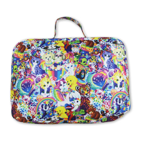 Colorful tiger kids girls lunch box bag