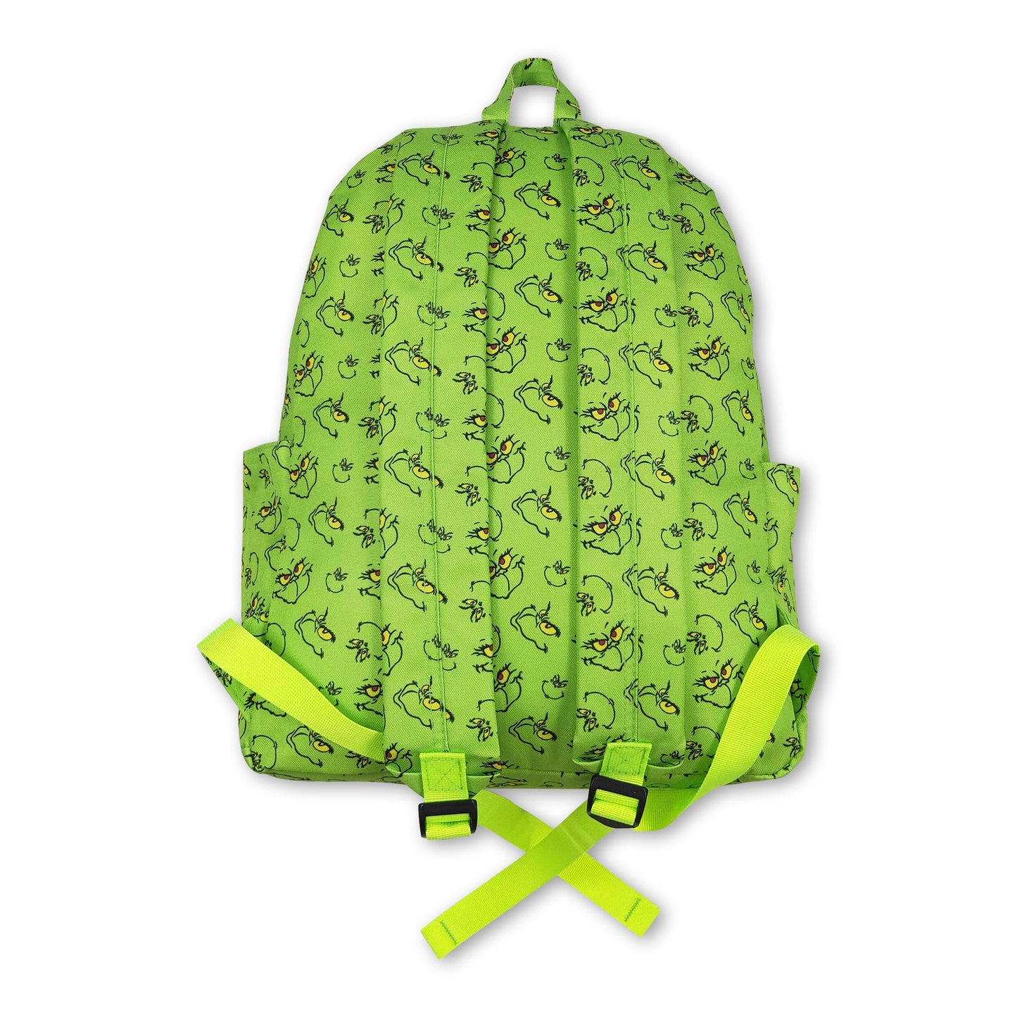 Green face kids Christmas backpack