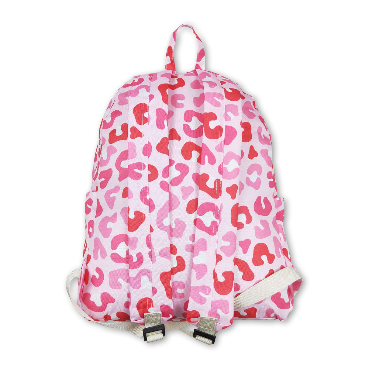 Pink leopard girls valentine backpack