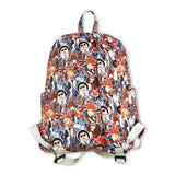 Red heart glasses singer girls backpack