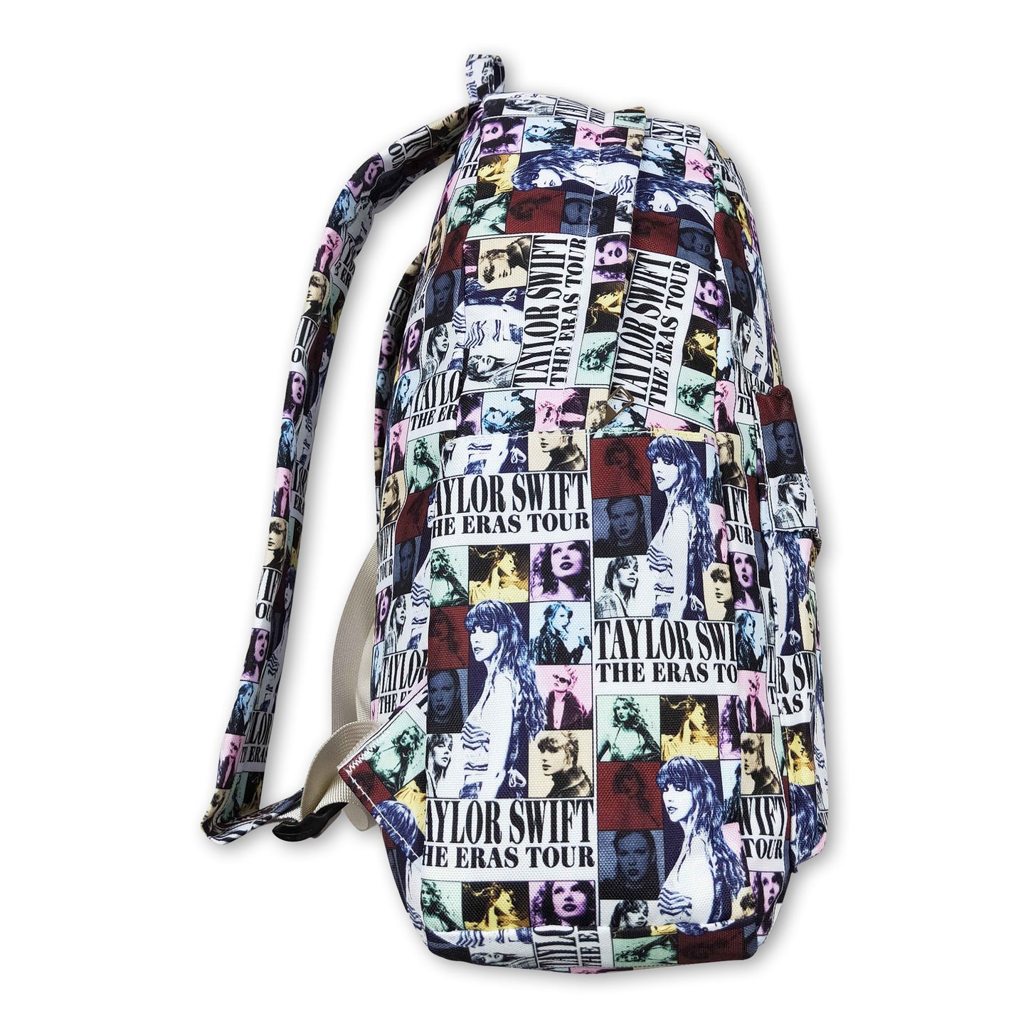 Patchwork singer kids backpack