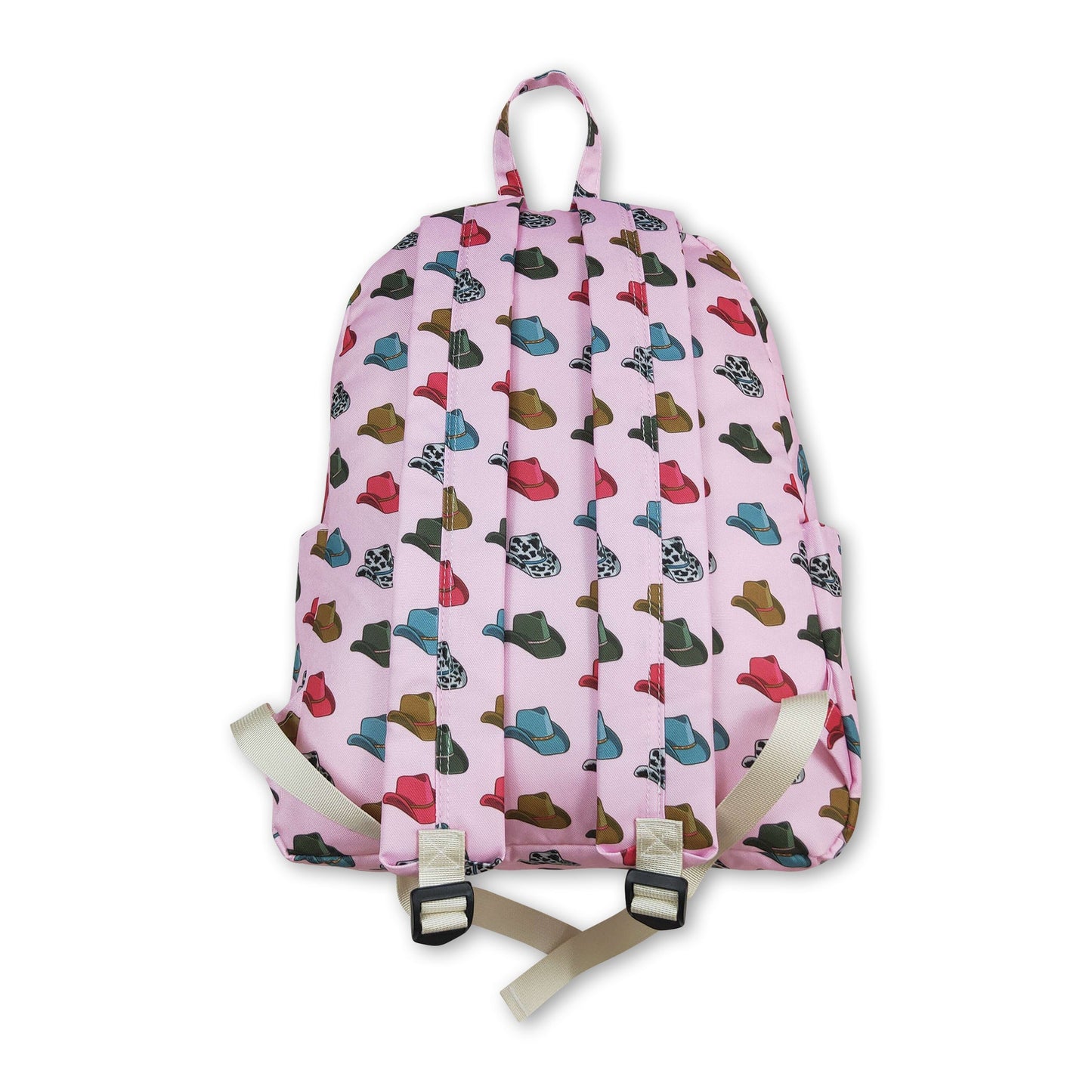 Pink hats western kids girls backpack