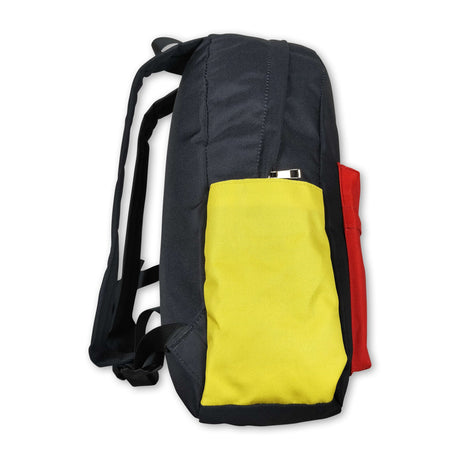 Red black mouse kids boys backpack