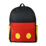 Red black mouse kids boys backpack