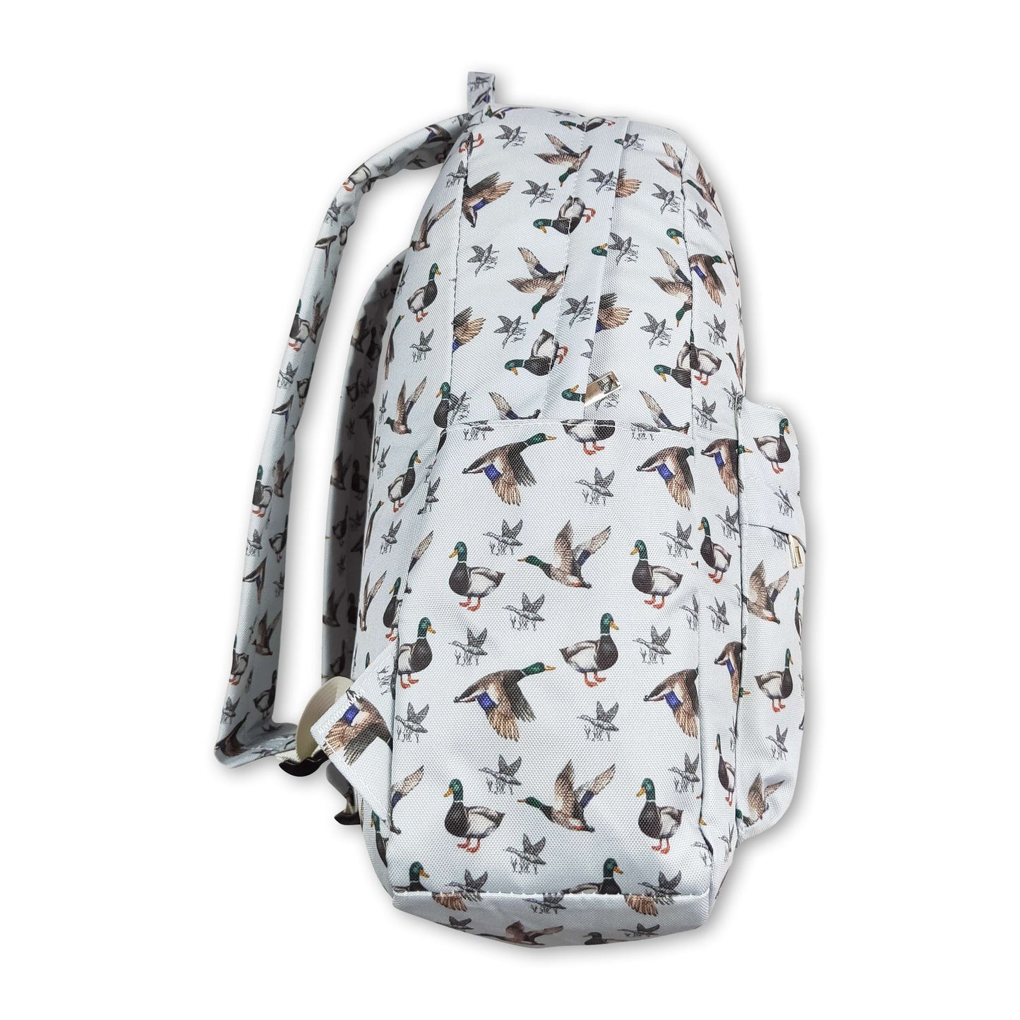 Duck print kids boys backpack