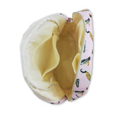 Pink duck print kids girls backpack