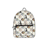 Stars dog prints kids Halloween backpack