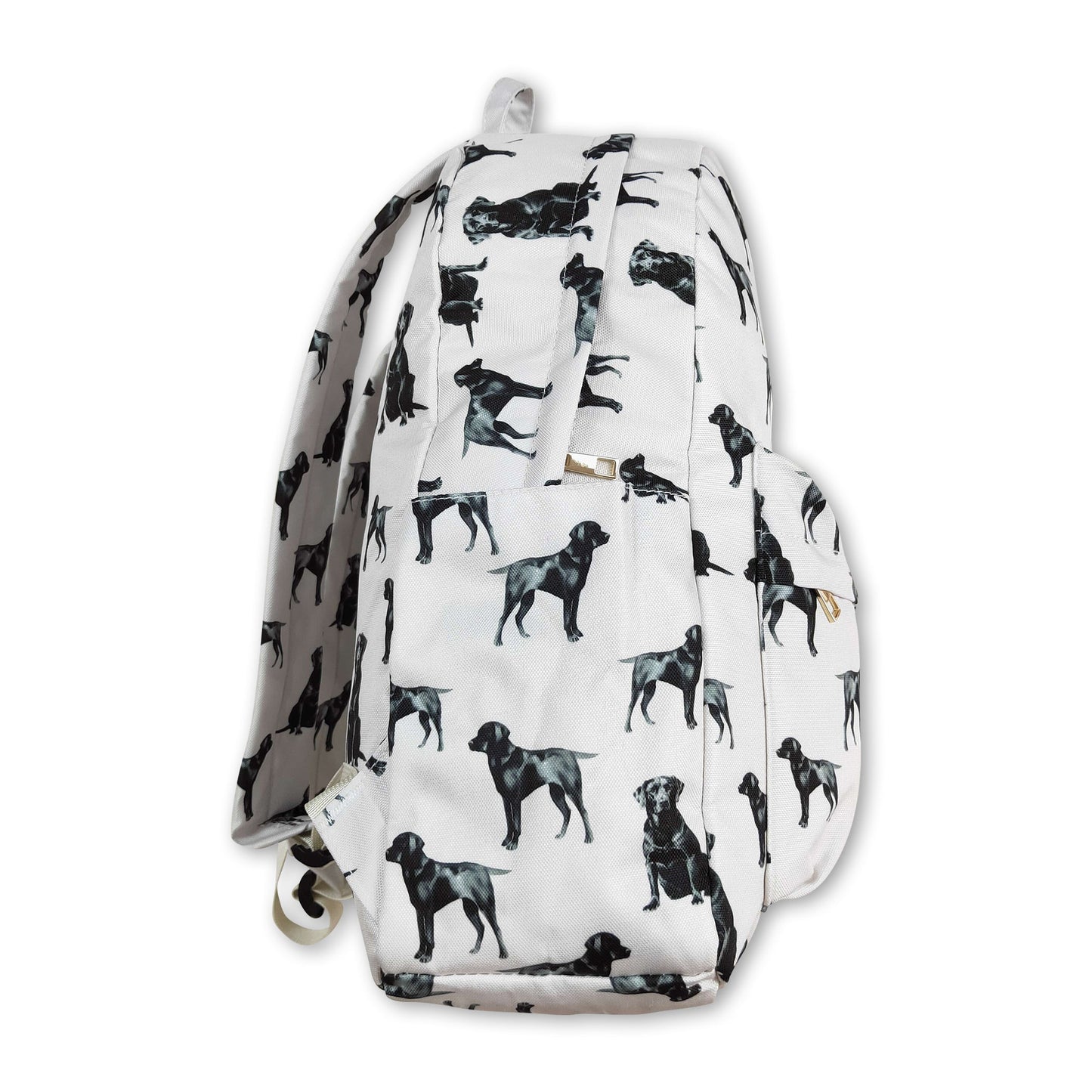 Dog print kids boys backpack