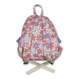 Lavender ruffle floral kids girls backpack