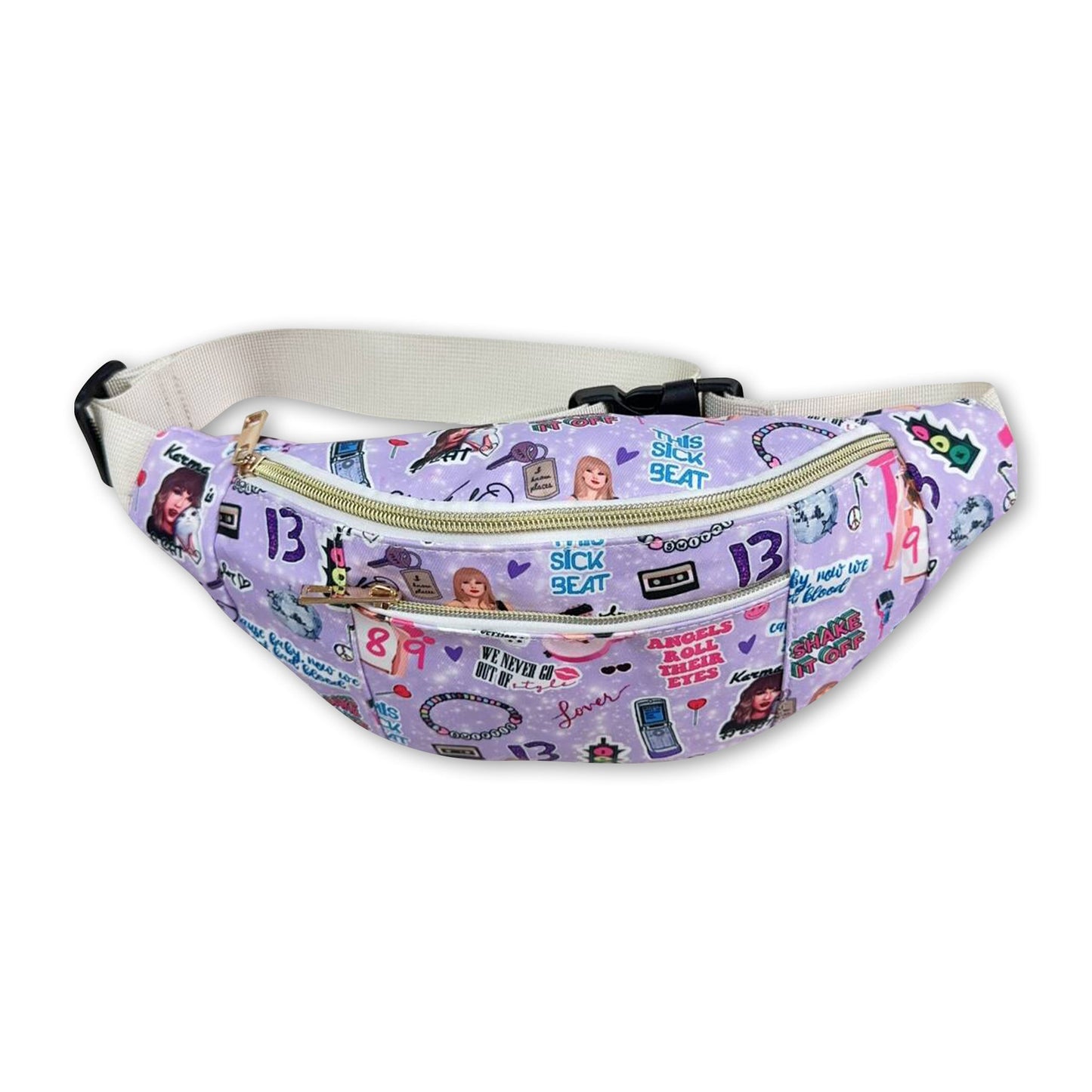 Lavender singer girls fanny pack