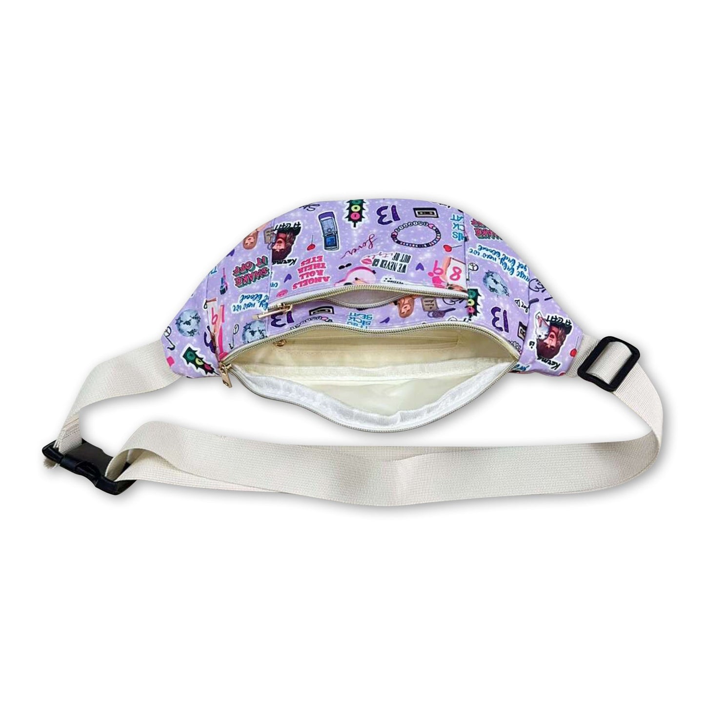 Lavender singer girls fanny pack