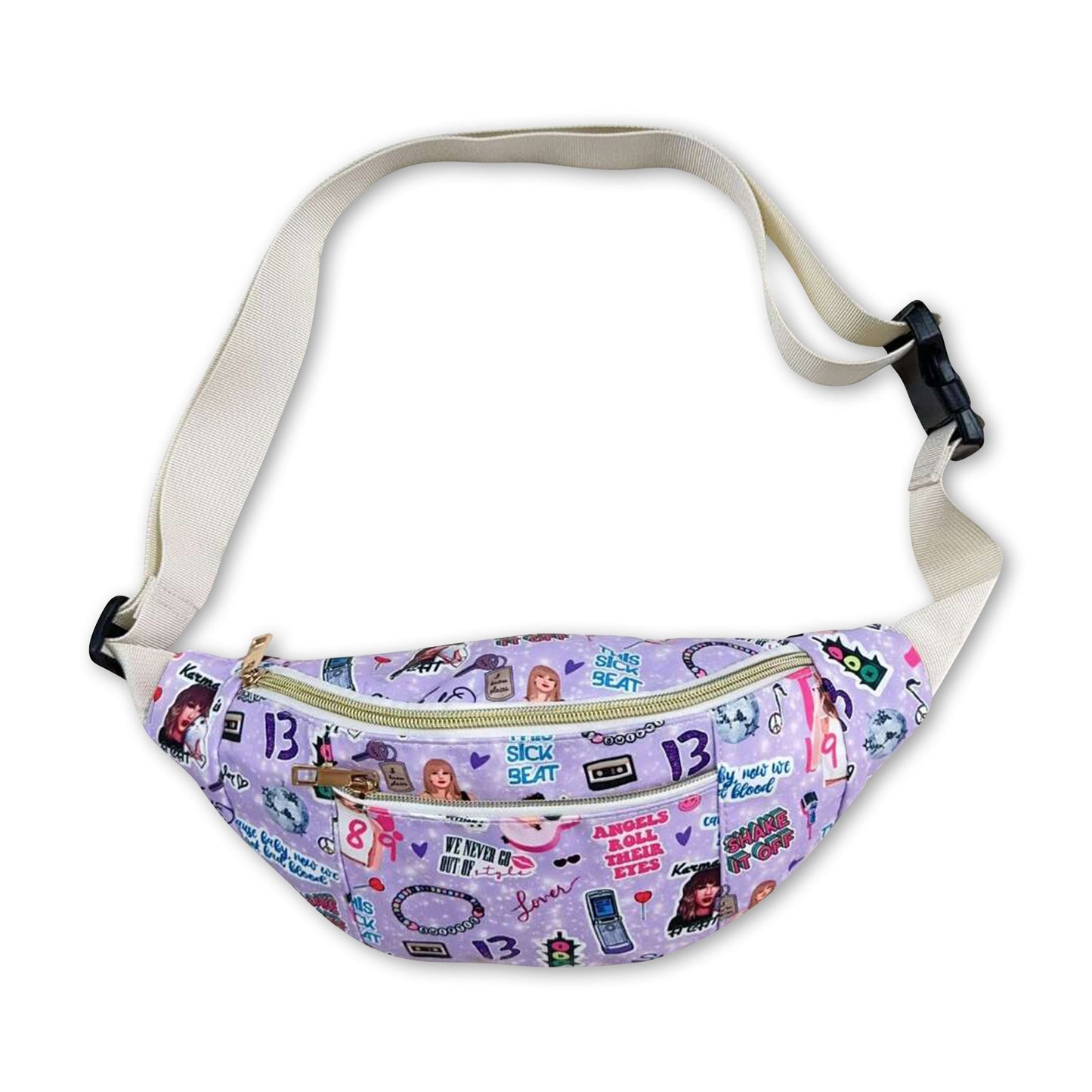 Lavender singer girls fanny pack