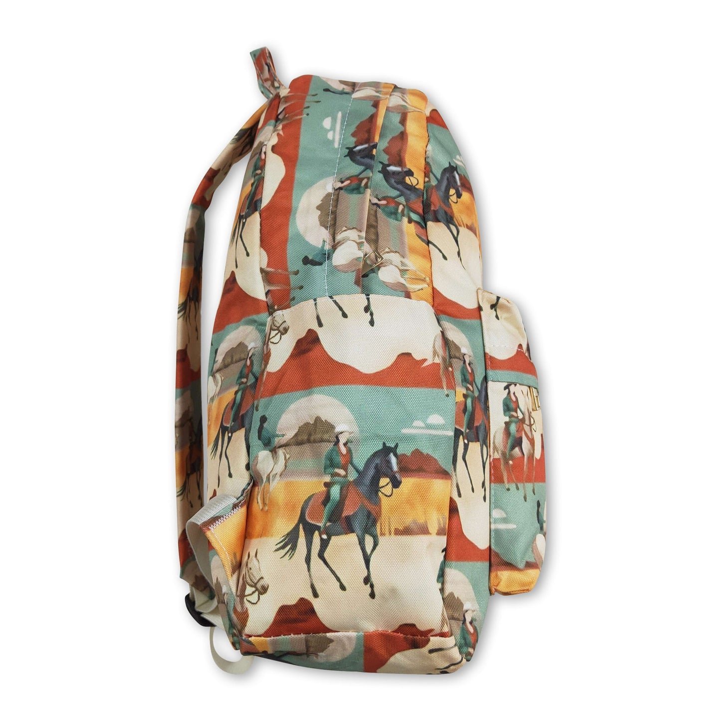 Horse rodeo western kids backpack