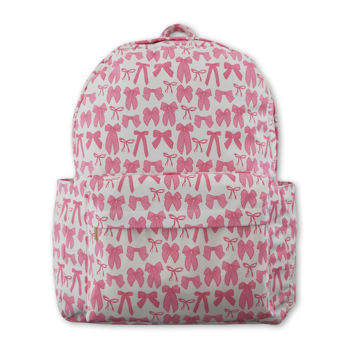 Pink bow children girls back to school backpack