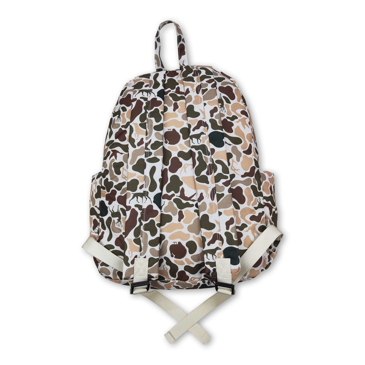 Camo turkey deer dog hunting kids backpack