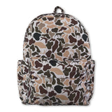 Camo turkey deer dog hunting kids backpack