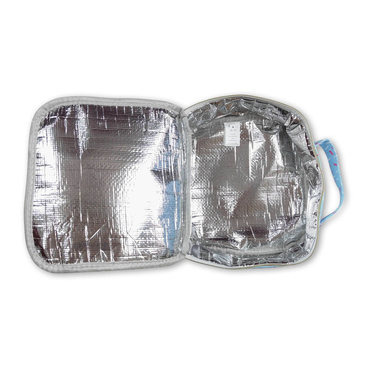 Light blue ice cream sprinkle kids lunch box