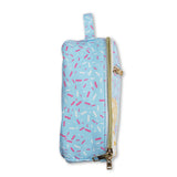 Light blue ice cream sprinkle kids lunch box