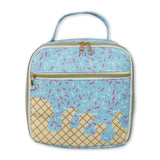 Light blue ice cream sprinkle kids lunch box