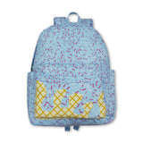 Light blue ice cream sprinkle kids backpack