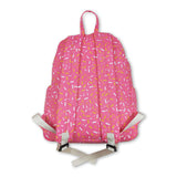Pink ice cream sprinkle kids girls backpack