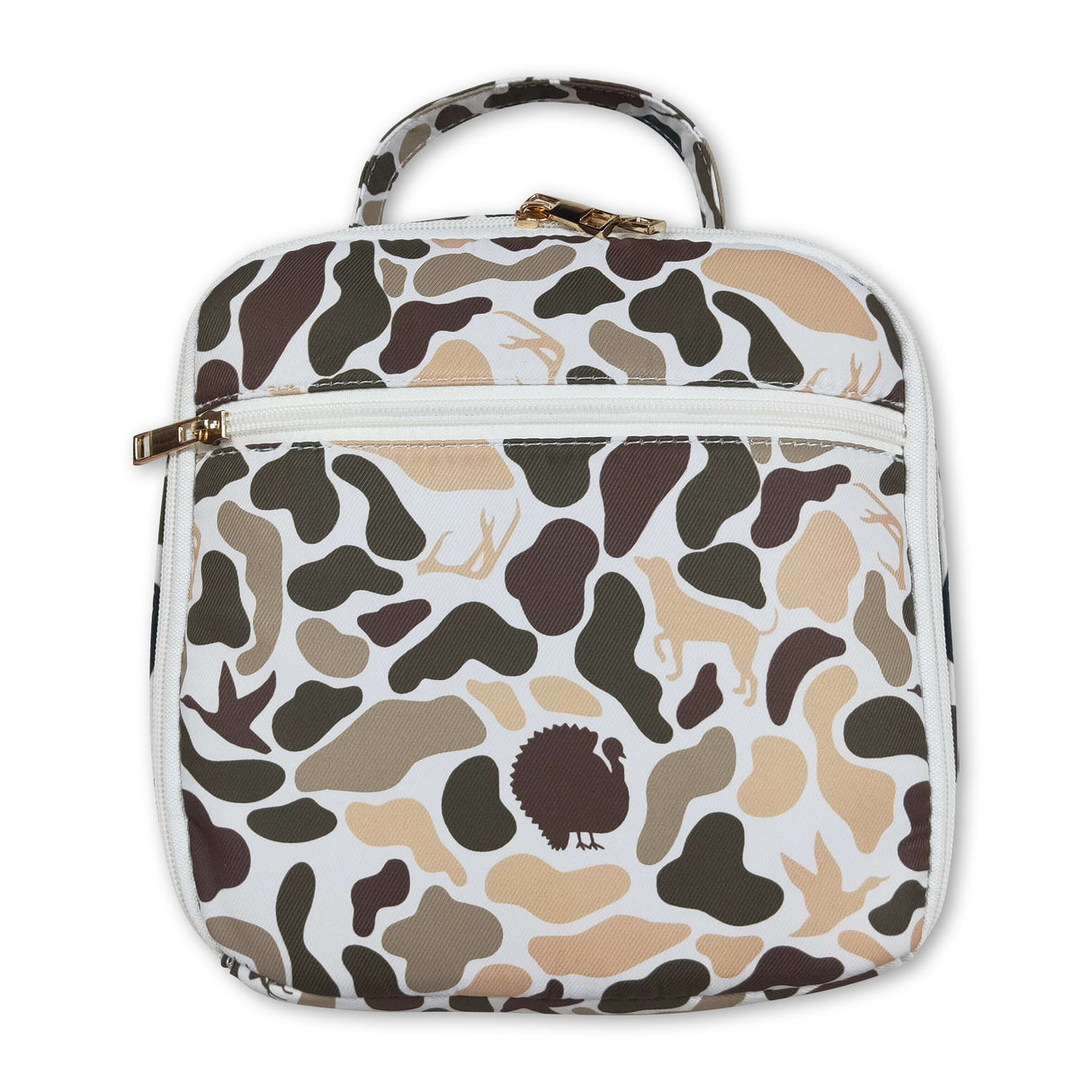 Camo deer turkey duck dog kids lunch box