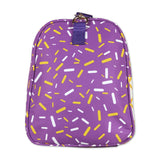Purple ice cream sprinkle team duffel bag