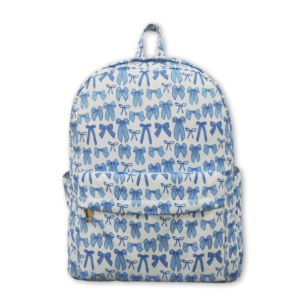 Light blue bow kids girls backpack