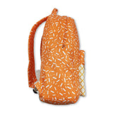 Yellow ice cream sprinkle kids girls backpack