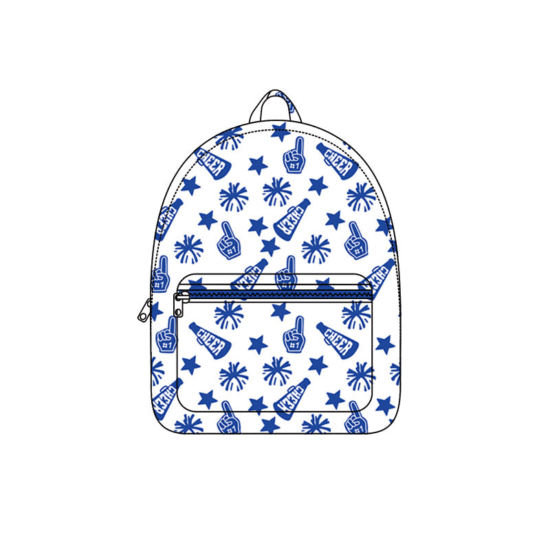 Blue cheer firework stars kids girls team backpack