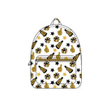 Gold cheer firework stars kids girls team backpack