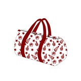 Maroon stars firework cheer team duffel bag