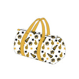Gold stars firework cheer team duffel bag