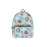 Light blue baseball children kids backpack