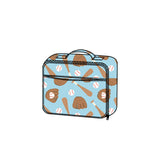 Light blue baseball children kids lunch box bag