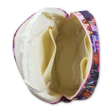 Purple patchwork music hunter kids girls backpack