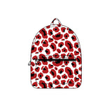Red black children kids girls team backpack